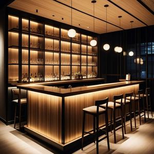 Mostrador de Recepción Personalizado de Fábrica, Estilo Retro, para <span class=keywords><strong>Taberna</strong></span>, Restaurante, Cafetería, Pastelería, <span class=keywords><strong>Sushi</strong></span> Bar - Product Image 2