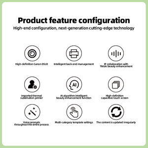 Cabina <span class=keywords><strong>de</strong></span> Fotos Personalizable, Cubierta Pequeña Recomendada para Fotos, Equipo Interactivo para Fiestas, Espejo Mágico - Product Image 2