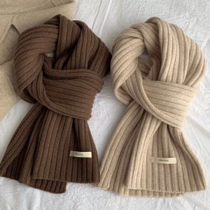 Bufanda de Lana 100% Acanalada de Lujo, Nueva Colección 2026, Lista para Enviar, para Mujer, Cálida para el Invierno - Product Image 1