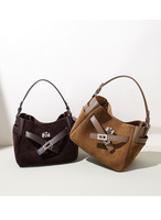 Sac à main pour femme en cuir suédé de qualité supérieure, sac minimaliste à poignée supérieure avec pochette intérieure, sac à main de luxe, fabricant ODM