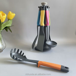 Hot Sale Nylon Kitchen Utensils <strong>Spaghetti</strong> <strong>Spoon</strong> Single PC Packed with Tie Card Nylon Cooking <strong>Spaghetti</strong> Tools Pasta <strong>Spoon</strong> - Product Image 5