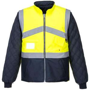 PORTWEST-Chaqueta azul marino/amarillo reversible de 2 tonos de alta visibilidad S769YNR4XL-ROPA DE TRABAJO DE EAN 5036108163151 DE 2017 - Product Image 1