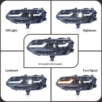 Ensemble de phares LED modifiés 12V 35W 4600 Lumens pour Chevrolet Camaro à partir de 2010
