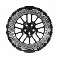 Jantes forgées monobloc de 17 et 18 pouces, style Beadlock, pour course de dragster, compatibles avec Nissan GTR R35, BMW G80 G82, Corvette