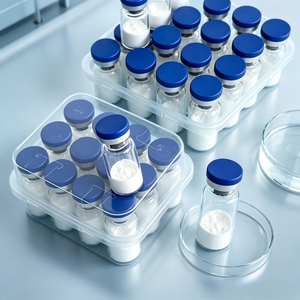 Fournisseur de peptides en Chine - Vente directe d'usine - Poudre lyophilisée de tripeptide-1 pur à 99% - Peptide de cuivre GHK-Cu - Matière première cosmétique - Product Image 2