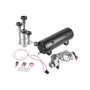 ユニバーサル150 PSI 3/8 NPTヘビーデューティオンボードエアコンプレッサー12V車両サスペンション/ライド/バッグシステム交換用トラック/車の列車 - Product Image 1