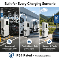 Estación de Carga Rápida Deedian de 80kW 120kW 160kW 240kWDC CCS1 CCS2 GBT para Vehículos Eléctricos, OCPP2.0.1, Pantalla Táctil de 10 Pulgadas, para Aeropuertos, OEM