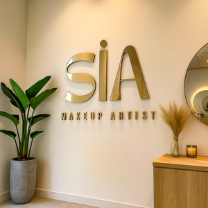LC Custom 3D Matte Black Acrylic <strong>Wall</strong> Letters Logo <strong>Sign</strong> 3D Storefront <strong>Wall</strong> <strong>Sign</strong> for Beauty Salon Skincare Clinic Brand Identity - Product Image 6