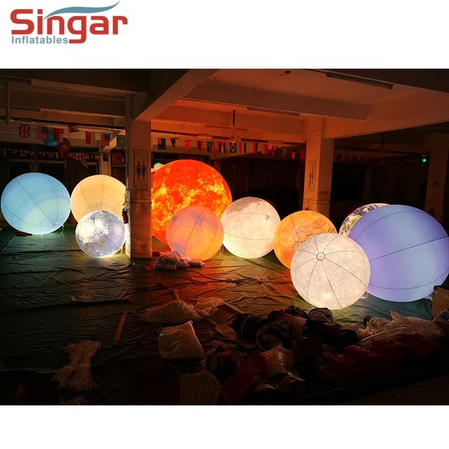 Ceiling Hanging Led Light Inside Planet Sphere