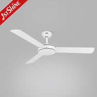 Ventilateur de plafond décoratif 9 en 1, lame mdf, design nouveau, avec moteur à courant continu