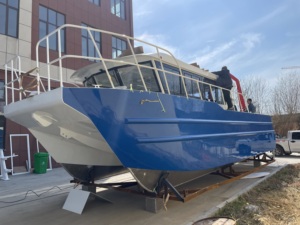 11.6m x 3.9m sâu biển nhôm khảo sát thuyền đánh cá thương mại thuyền <span class=keywords><strong>Catamaran</strong></span> để bán - Product Image 4