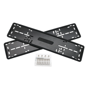 Cadre de plaque d'immatriculation en silicone personnalisé, vente en gros d'usine, support de plaque en silicone de norme européenne - Product Image 1