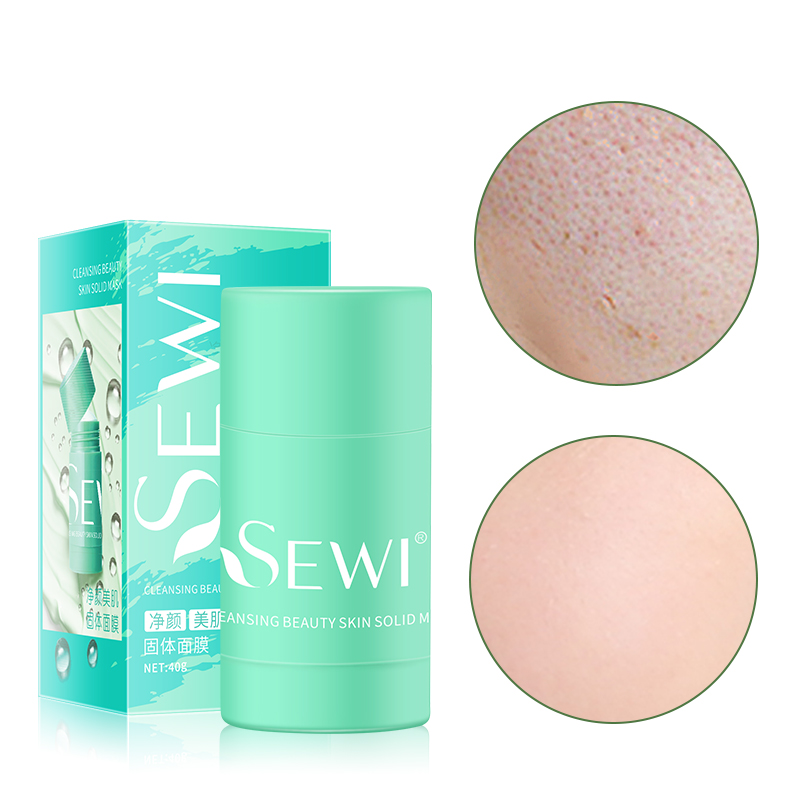 2021 Upgrade OEM ODM green tea facial skincare musk pink matcha whitening mask stick for face