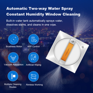 Robot Limpiacristales Automático Inteligente Liectroux Yw710 con Doble Pulverizador de Agua Ultrasónico y Control por Smartphone o Control Remoto Yw710 - Product Image 2