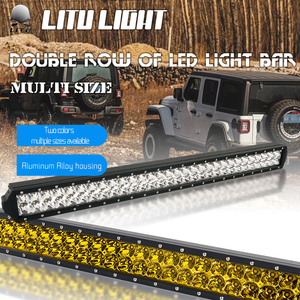 Barre lumineuse à <span class=keywords><strong>LED</strong></span> à double rangée 12V 24V barre lumineuse à <span class=keywords><strong>LED</strong></span> barre lumineuse de conduite à <span class=keywords><strong>LED</strong></span> pour voiture camion tracteur - Product Image 2