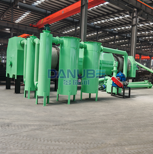 Four rotatif à carbonisation continue Ligne de production de charbon de bois Paddy Straw Biochar Riz Husk - Product Image 4