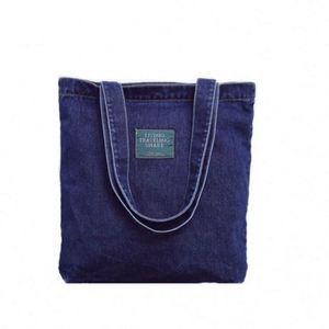 Bolsa de Compras de Lona Reutilizable al por Mayor, Nueva, de Moda, Tipo Tote de Hombro, de Gran Capacidad, con Cremallera - Product Image 1