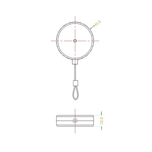 XXH-PB002 Nhà Máy Giá Durable Mini vòng có thể thu vào an ninh <span class=keywords><strong>Tether</strong></span> đối với trang sức đồng hồ điện thoại di động cho hiển thị và an toàn - Product Image 5