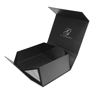 Tùy chỉnh từ đóng cửa hộp ăn mặc cứng nhắc các tông bạc lá dập logo in quần áo bao bì hộp giấy cho món quà - Product Image 3