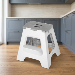 Folding Plastic Step <b>Stool</b>-Traditional Design Round Shape Lightweight Portable Wholesale Supplier India - Product Image 3