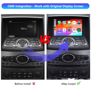 Qx70/q70l/G35 FX35/fx50 ex25/ex35 tự động tích hợp bộ dụng cụ Carplay Android tự động chuyển hướng GPS thiết bị điện tử cho Infiniti xe ô tô - Product Image 2