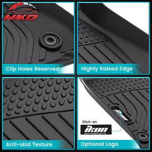 Tapis de sol compatibles avec Lexus IS250 IS300 RWD 2014-2025, tapis moulés 3D en TPE, tapis toutes saisons, imperméables - Product Image 3