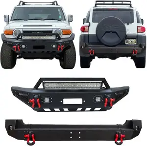 Lamax 4x4 setelan Bumper Winch Land Cruiser Prado 90 Series LC90 Bumper depan FJ90 Bumper belakang