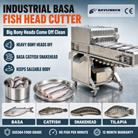 Usine de Transformation Découpeuse de Tête de Poisson Acier Inox Alimentaire Tête et Corps Séparés pour Basa Coupe de Tête