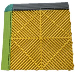 卸売洗車場用モジュール式3Dガレージタイル、連結式ヘビーデューティー厚型カラフルプラスチック製通気性ガレージディテーリングフロアタイル - Product Image 5