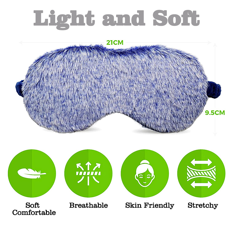 warmer rubber hot compress water bag faux fur hot water bottle cover and eye mask set
