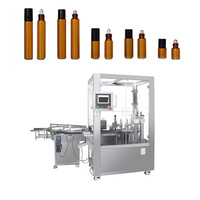 Machine de remplissage de bouteilles à rouleaux 30ml 50 ml entièrement automatique Machine de capsulage de boules Ligne de machines d'emballage pour désodorisant d'huile d'essence
