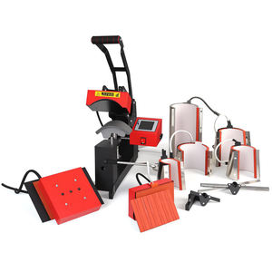 Máquina de Prensa de Calor Comercial 8 en 1 Estilo Europeo para Gorras, Multifunción, Transferencia de Etiquetas, Impresora de Sublimación para Tazas y Bolígrafos - Product Image 3