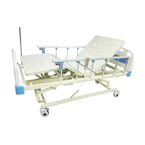 SY-R001A Medical hill room automatic 3 functions electric motor Flexible Patient Bed 3 Functions Hospital Bed