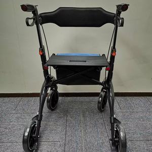 Ultra Portable 6KG Carbon Fibre Rollator <b>Walker</b> with Comfort Seat and Brakes - Product Image 3