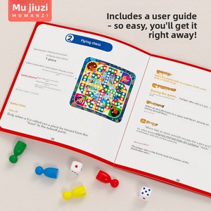 <span class=keywords><strong>Juego</strong></span> <span class=keywords><strong>de</strong></span> Mesa <span class=keywords><strong>de</strong></span> Madera Personalizable Multifuncional Flying Chess, Juguete Educativo para Niños, Todo en Uno, Cinco en Uno, <span class=keywords><strong>Juego</strong></span> Gomoku, Regalo <span class=keywords><strong>de</strong></span> Cumpleaños - Product Image 3