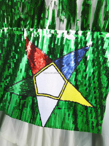 T-shirt con paillettes da <span class=keywords><strong>donna</strong></span> OES, Mini abito lungo Punk, 58, rosso giallo, verde, abbigliamento bianco per ragazze-Maggie C - Product Image 3