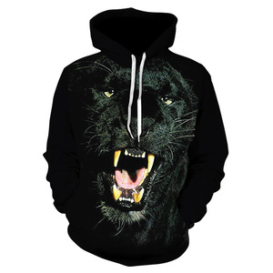 EVERTOP Set Personalizzato <span class=keywords><strong>Felpa</strong></span> <span class=keywords><strong>con</strong></span> <span class=keywords><strong>Cappuccio</strong></span> e Pantaloni da Uomo <span class=keywords><strong>con</strong></span> Stampa 3D <span class=keywords><strong>Leone</strong></span> Anime, Tuta Sportiva Collezione Primavera - OEM & ODM - Product Image 3