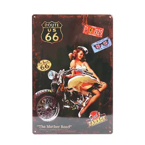 Factory Wholesale Personally Customized Embossed 3d Metal Decorative Custom Made Vintage Tin Signs