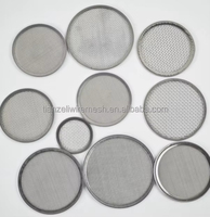 Filter Disc Kawat Baja Tahan Karat 304 316 Kustom, Saringan Logam Bulat untuk Filtrasi Air