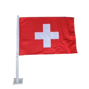 ธงติดกระจกรถยนต์แบบกำหนดเอง ผ้าโพลีเอสเตอร์ ธงชาติโปรตุเกสสำหรับติดกระจกรถยนต์ - Product Image 2