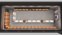 Meubles de magasin de cigares en bois écologiques et durables sur mesure, éclairage LED, étagère de présentation de tabac, comptoir de présentation en verre pour boutique de tabac