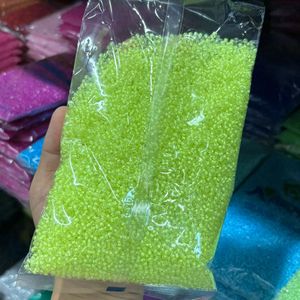 Perles de verre en vrac de 450g, couleur macaron à l'<span class=keywords><strong>intérieur</strong></span>, perles de verre transparentes avec cœur teinté pour la fabrication de bijoux DIY - Product Image 4