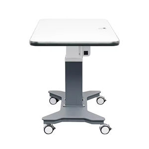 Elektrisch verstellbarer Tisch mit geräumiger Arbeitsfläche für Optometrie-Ausrüstung und ophthalmologische Instrumente. - Product Image 2