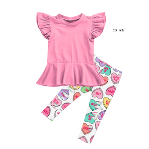 Children <strong>Clothing</strong> 2023 Toddler Clothes Girl Set Summer <strong>St</strong> <strong>Patricks</strong> <strong>Day</strong> Festival Outfit Boutique Shirt and Rip Pants Set for Kids - Product Image 5