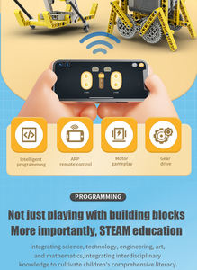 Set Educativo Compatible con la Serie de Tecnología de Partículas Pequeñas, Maquinaria Motorizada, Educación Multimodelo - Product Image 5