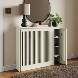 Ahorro de espacio Muebles para el hogar Cubierta del <span class=keywords><strong>radiador</strong></span> Almacenamiento Gabinete de calefacción Estante decorativo de madera para almacenamiento de protección del hogar - Product Image 2