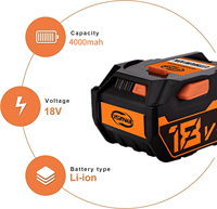 Batteries de perceuse sans fil rechargeables 18V 3AH 4AH 5AH, remplacement de batterie d'outil électrique sans fil pour R840083