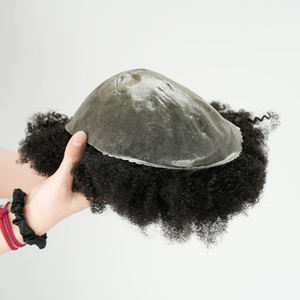 Prothèse capillaire pour homme à base de soie, cheveux Remy, texture naturelle, ajustement confortable, facile à porter, légère, look élégant, qualité supérieure - Product Image 3