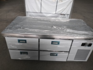 Refrigerador Comercial de Acero Inoxidable 201 o 304 con Puertas o Cajones, Ahorrador de Espacio, para Cocina o Congelación - Product Image 1