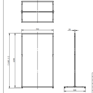 Pubblicità esterna portatile a favore prezzo in metallo verniciato nero personalizzato stand di nozze per poster - Product Image 2